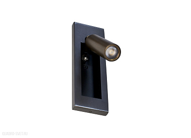 Встраиваемый светодиодный светильник Donolux Boston DL18436/G Br.Black