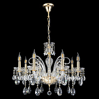 Подвесная хрустальная люстра Crystal Lux MONICA SP8 GOLD