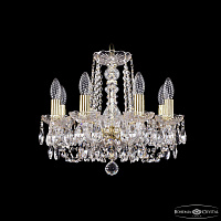 Хрустальная подвесная люстра Bohemia IVELE Crystal 1402/8/141/G