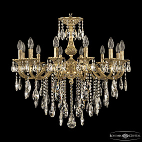 Подвесная хрустальная люстра Bohemia Ivele Crystal Verona 72101/12/250 B FP