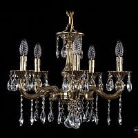 Литая подвесная люстра с хрусталем Bohemia IVELE Crystal 1701/5/181/A/GB