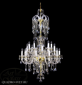 Люстра большая ARTGLASS THEODORA XX. 910x2000 POLISHED