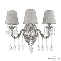Бра с хрусталем Bohemia Ivele Crystal Florence 7101B12/3/210 A Ni ST2