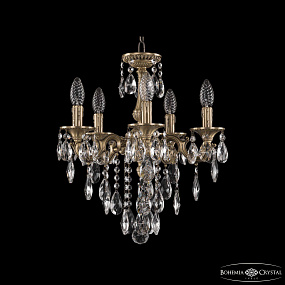 Подвесная хрустальная люстра Bohemia Ivele Crystal 73101/5/125 B FP