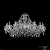 Большая хрустальная люстра Bohemia IVELE Crystal 1411/20/460 Ni