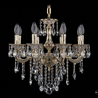 Литая подвесная люстра с хрусталем Bohemia IVELE Crystal 1701/8/181/B/GW