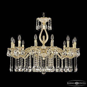Подвесная хрустальная люстра Bohemia Ivele Crystal Florence 71402/12/300 A GW FL2S