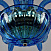 Большая хрустальная люстра Bohemia IVELE Crystal 1311/12+6/360/2d G Aq/Aquamarine/M-1H