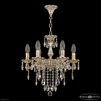 Хрустальная подвесная люстра Bohemia IVELE Crystal 70126/6/125 B GW