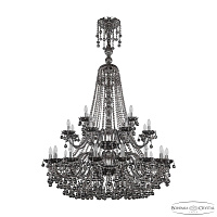 Большая хрустальная люстра Bohemia IVELE Crystal 1409/16+8+4/400/XL-164/2d Ni M731