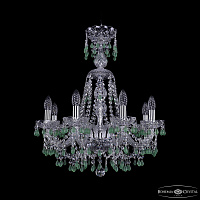 Хрустальная подвесная люстра Bohemia IVELE Crystal 1410/8/195/XL-66 Ni V5001