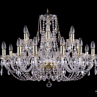 Хрустальная подвесная люстра Bohemia IVELE Crystal 1406/12+6/300/G
