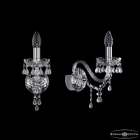 Бра с хрусталем Bohemia IVELE Crystal 1410B/1/160 Ni V0300