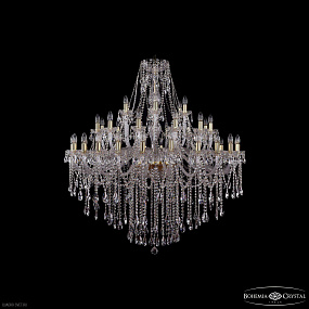 Большая хрустальная люстра Bohemia IVELE Crystal 1415/24+12+6/460 G