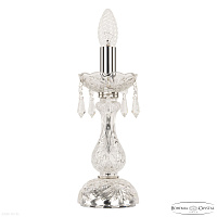 Хрустальная настольная лампа Bohemia IVELE Crystal 104L/1-27 Ni