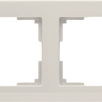 Рамка на 2 поста (слоновая кость) Werkel WL04-Frame-02-ivory