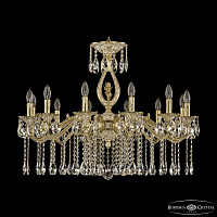 Подвесная хрустальная люстра Bohemia Ivele Crystal Verona 72402/12/300 A GW FA3B