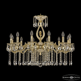 Подвесная хрустальная люстра Bohemia Ivele Crystal Verona 72402/12/300 A GW FA3B