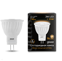 Лампа LED Gauss Софитная 3 Вт GU4 2700K 220В 132517103