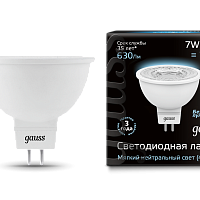 Лампа LED Gauss Софитная 7 Вт GU5.3 4100K 220В 101505207