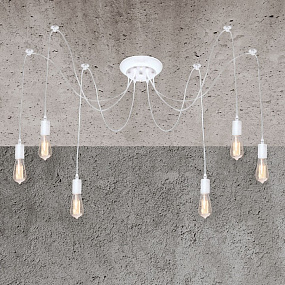Люстра подвесная LOFT IT Spider LOFT1162W/6