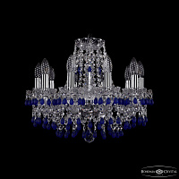 Хрустальная подвесная люстра Bohemia IVELE Crystal 1410/10/160 Ni V3001