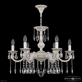 Хрустальная подвесная люстра Bohemia IVELE Crystal AL78101/6/210 A WMG