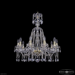 Хрустальная подвесная люстра Bohemia IVELE Crystal 1413/10/220/XL-72 G