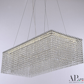 Хрустальная подвесная светодиодная люстра APL LED Sicilia SH05.74.A.Ni.4000