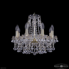 Хрустальная подвесная люстра Bohemia IVELE Crystal 1409/8/141 G