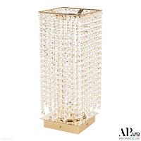 Хрустальная светодиодная настольная лампа APL LED Rimini S500.L4.15-38.B.3000.Gold