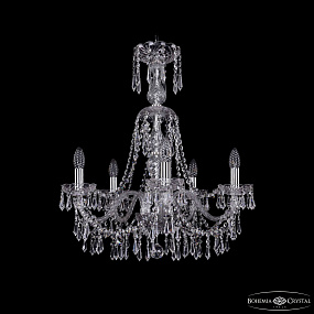 Хрустальная подвесная люстра Bohemia IVELE Crystal 1403/5/195/XL-65 Ni