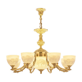 Подвесная люстра Bohemia Ivele Crystal Verona 72211P/8/210 G P1 U Horse