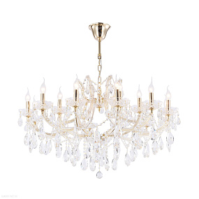 Большая хрустальная люстра Maytoni Erna DIA880-PL-18-G