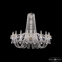 Хрустальная подвесная люстра Bohemia IVELE Crystal 1402/20/460/h-115/G