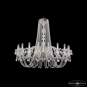 Хрустальная подвесная люстра Bohemia IVELE Crystal 1402/20/460/h-115/G
