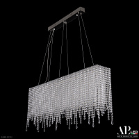 Большая хрустальная светодиодная люстра APL LED Sicilia SH512.0.100.G.Ni.4000