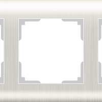 Рамка на 3 поста  (перламутровый) Werkel WL12-Frame-03