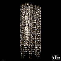 Бра хрустальное светодиодное APL LED Rimini S500.B1.20-50.B.3000.Gold.Clear.801.731