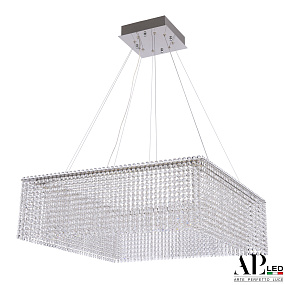 Хрустальная подвесная светодиодная люстра APL LED Sicilia SH04.71.A.Ni.4000