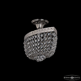 Хрустальная потолочная люстра Bohemia IVELE Crystal 19283/45IV Ni