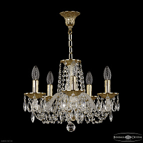 Хрустальная подвесная люстра Bohemia IVELE Crystal 16202/5/141 G
