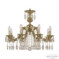 Подвесная хрустальная люстра Bohemia Ivele Crystal Verona 72211/8/210 A G