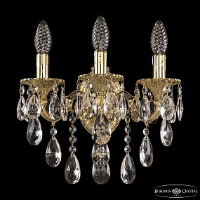 Бра с хрусталем Bohemia Ivele Crystal Verona 7201B11/3/125 B G