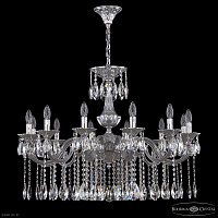 Большая хрустальная люстра Bohemia IVELE Crystal AL78101/12/300 A CG