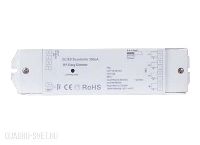 Контроллер, напряжение питания 12-36V, ток 4х350мА,выходная мощность 4×(4.2-12.6)W Donolux DL18312/controller 350mA