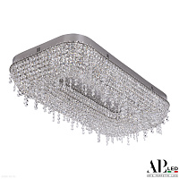Хрустальная потолочная светодиодная люстра APL LED Sicilia SH622.2.80.B.Ni.4000