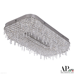 Хрустальная потолочная светодиодная люстра APL LED Sicilia SH622.2.80.B.Ni.4000