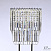 Хрустальный светодиодный торшер APL LED Sicilia SH500.T8.30-150.C.Ni.4000