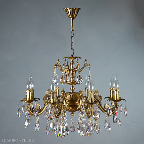 Люстра подвесная AMBIENTE Granada 2118/8 AB Tear Drop